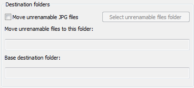 File destination folders