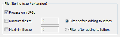 File organizer. File filtering